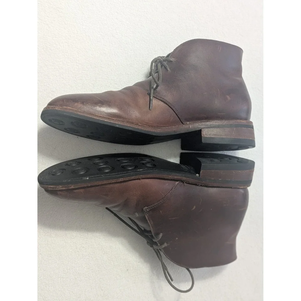 Thursday Boot Co Scout Chukka Everyday Brown Cognac Leather Mens Size 8